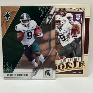 2022 Panini Chronicles Draft Picks Phoenix Kenneth Walker RC #18 + Legacy RC #8 - Picture 1 of 1