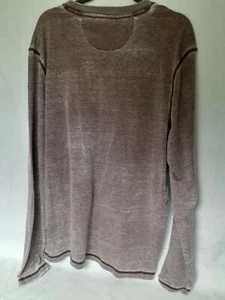 Johnston & Murphy Langarm Freizeit Pullover Shirt Braun Herren XL - Bild 1 von 9