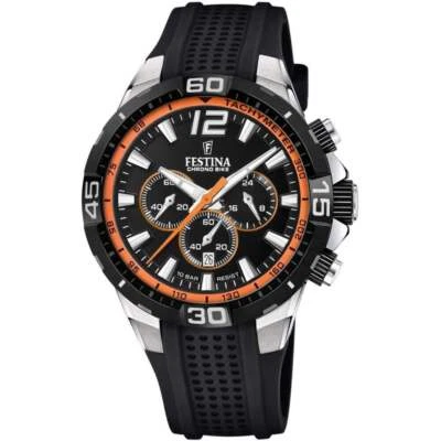 Festina F20523/2 Men's Black Chrono Bike Watch - Image 1 of 2