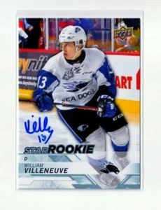 WILLIAM VILLENEUVE autographed '18/19 Upper Deck CHL card TORONTO MAPLE LEAFS - Picture 1 of 1