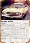 Metal Sign - 1967 Chevrolet Chevelle Ss 396 - Vintage Look Reproduction 2