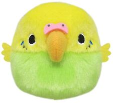 San-ei Tori-dango Plush Doll Sekisei Inko Shell Parakeet Green 9 x 8 x 7 cm