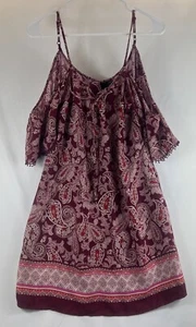 Trixxi Youth Girls Multicolor Paisley Lightweight Tank Top Short Dress Size M - Picture 1 of 21