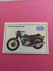 Triumph Daytona 500 Panini supermoto Années 1970-80 #172 - Picture 1 of 2