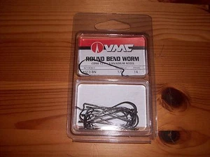 VMC Rundbogen Kegel geschnitten Vanadium Stahl 1/0 Schneckenhaken - 14 pro Packung! - Bild 1 von 1