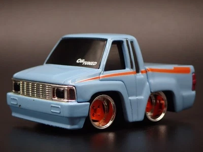 Toyota SR5 1987 87 camioneta pickup coche afinado azul escala 1/64 diecast modelo coche Foto 1 de 4