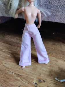 Sindy Pink Bell Bottom Trousers - Picture 1 of 4