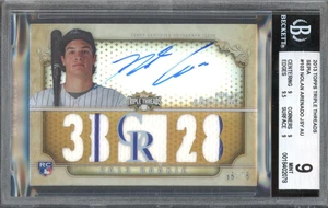2013 Topps Triple Threads Nolan Arenado Sepia Patch Auto RC /75 #103 BGS 9/10 - Picture 1 of 2