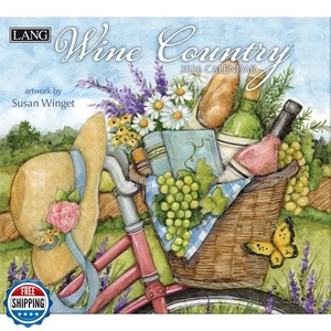 Lang Weinland 2026 Wandkalender - 12-Monatskalender mit Hefteinband - Bild 1 von 4