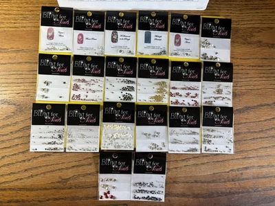 20-($10-13.98)RETAIL PKGS SWAROVSKI CRYSTALS NAIL BLING NIP MY PRICE $5 HTF L-40 - Image 1 of 4