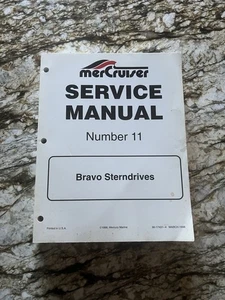 1998 Mercruiser Bravo I II III Sterndrives #11 Service Manual 90-17431-4 Mint - Picture 1 of 8