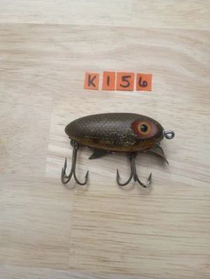 Vintage Strike King Clarks Water Scout Wood Fishing Lure - Image 1 of 4