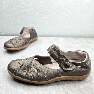 Spring Step Comfort Flats Leather Bronze Maryjane Minimalist Walking Shoes 6.5-7 - Picture 1 of 11