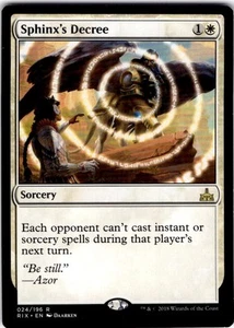 MTG Sphinx's Decree Rivals of Ixalan Rare #24 - Picture 1 of 2