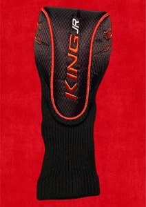 Cobra King Jr Hybrid Wood Golf Club Head cover Black And Orange - Picture 1 of 3