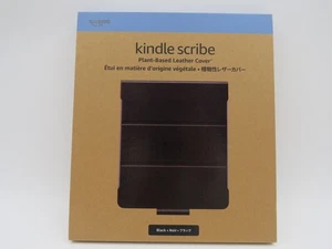 Amazon Plant-Based Leather Folio Cover For Kindle Scribe Black NEW SEALED - Picture 1 of 3