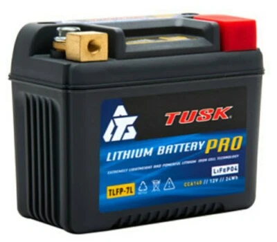 Tusk Lithium Pro Battery Tlfp-7L For Kawasaki KLX300R 300SM 2020-2026 250S SF - Image 1 of 4