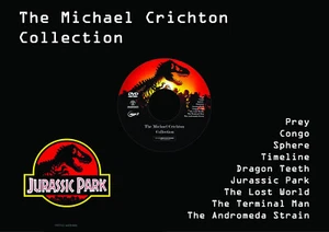 The Michael Crichton Audiobook Collection – MP3 Files On One DVD – 9 Audiobooks - Picture 1 of 2