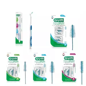 GUM Proxabrush Go-Betweens Refills, Compatible with GUM Permanent Handle - Picture 1 of 16