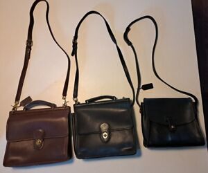 Vintage Coach Willis?  - crossbody shoulder bag purse handbag- 2 blk 1 brown 