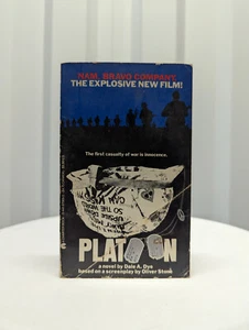 Platoon by Dale Dye - Vintage War Movie Novelization Paperback - Picture 1 of 3
