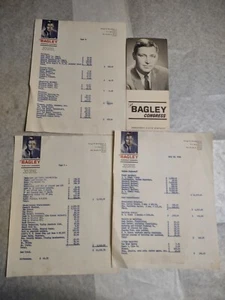 Vtg Lot Tobacco heir Smith Bagley NC CONGRESS RACE 1960S Socialite  - Picture 1 of 7
