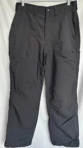 The North Face Mens 32 Gray Pants Cinch-Cord Leg Opening Hiking Fishing Camping - Picture 1 of 16