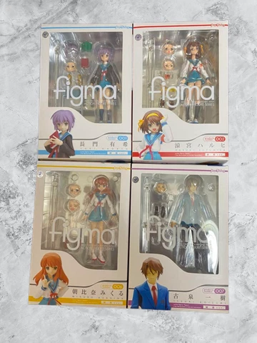 Melancholy of Haruhi Suzumiya figma Uniform set of 4 asahina mikuru koizumi kazu Cover