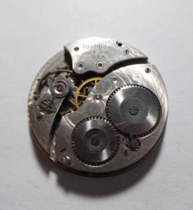 Waltham Pocket Watch Movement Seven Jewels U.S.A. 4 Parts or Repair Lot# 109 - Picture 1 of 2