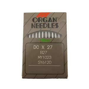 Pack of 10 Organ DCX27 B27 Industrial Overlock Sewing Machine Needles - Picture 1 of 1