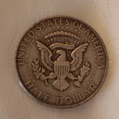  1/2 DOLLARO ARGENTO STATI UNITI USA 1964 KENNEDY - Immagine 1 di 2