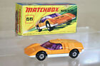 Matchbox Superfast 66 Mazda Rx 500 Orange Avec Blanc Base Emballé OA