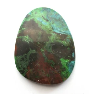 68 ct Arizona Chrysocolla freeform cabochon - vintage - natural - carat - Picture 1 of 5