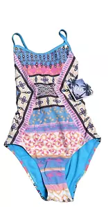 YMI Girls One Pc Swimsuit 7-8 - Picture 1 of 4