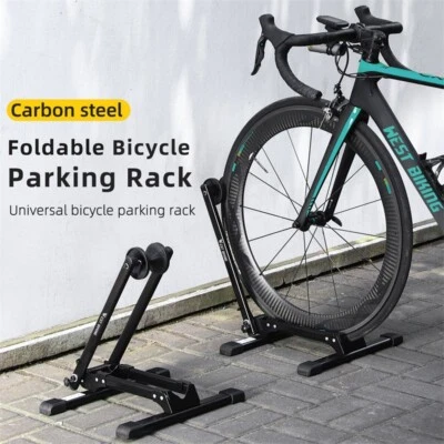 ROCKBROS Foldable Bike Stand Portable Storage Holder Floor ParkingRack Workstand - Image 1 of 4