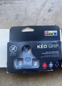 Look Keo Grip 4.5 Degree Cleats - Grey Brand New