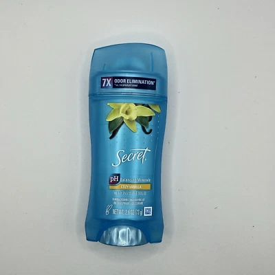 Secret Cozy Vanilla Deodorant Antiperspirant 48Hr Protection Invisible Solid 1PK - Image 1 of 2