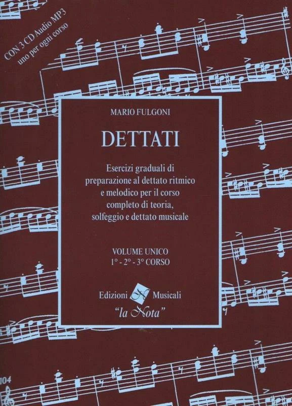 DETTATI VOLUME UNICO - 3 CD ALLEGATI - MARIO FULGONI - Immagine 1 di 1