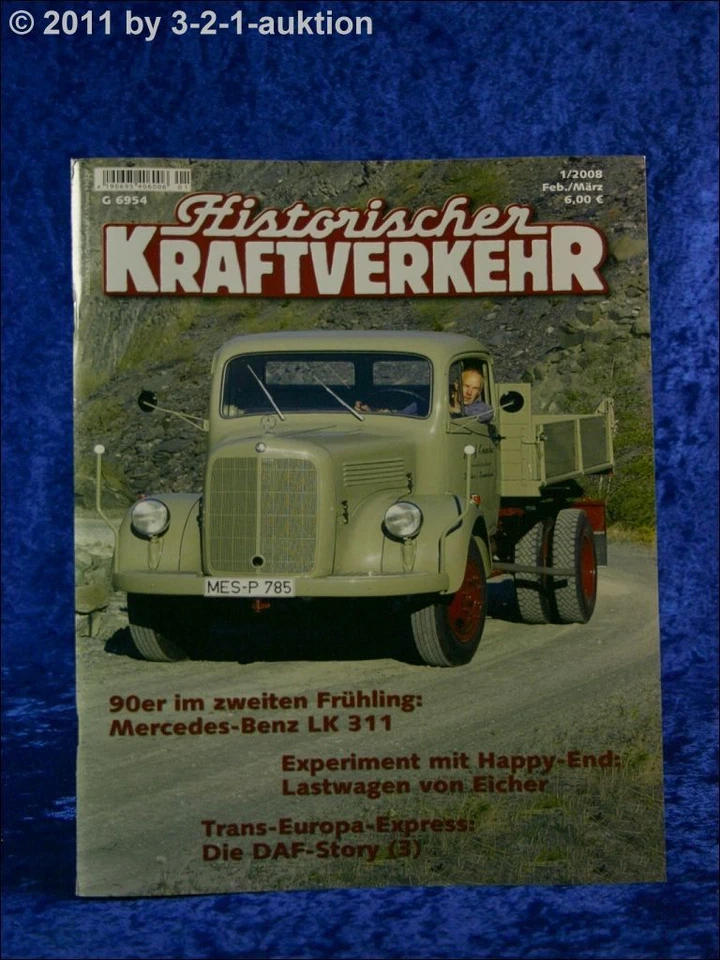 Trasporto Storico 1/08 Mercedes LK 311 Daf - Immagine 1 di 1