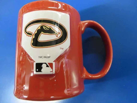 Arizona Diamondbacks MLB Baseball Sports Fan Gift Sculpted Ceramic Coffee Mug Cover