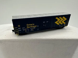 Ontario Northland, 50' Rib Side Box Car, Plug Door w/o Roofwalk, RD# 7412 - Picture 1 of 2