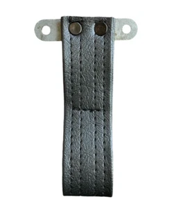 Morris Minor Türzugband, Größe 120 cm x 35 cm schwarz Vinyl/schwarze Nähte neu - Bild 1 von 9