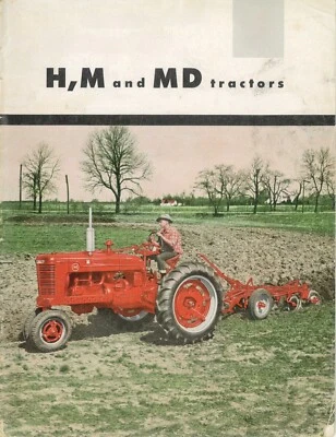IH McCormick Farmall H M MD Tractores Color Distribuidor Folleto Foto 1 de 4