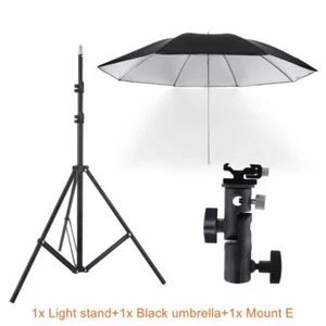 Kit supporto luce fotografia studio 33'' diffusore ombrello flash attacco speedlite - Foto 1 di 7