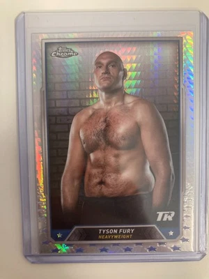 TOPPS BOXING CHROME 2025 TYSON FURY HEAVYWEIGHT HYPER . - Image 1 of 2