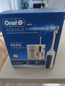 New boxed Oral-B Aquajet Advanced Countertop System Irrigator Water Flosser - Picture 1 of 5