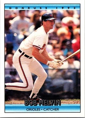1992 Donruss #231b Bob Melvin - Image 1 of 2