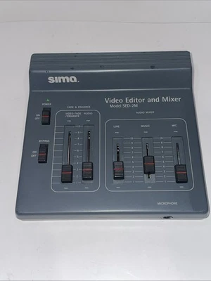 Sima Video Editor And Mixer Model SED-2M - No Accessories Unit Only - Image 1 of 4