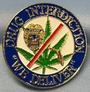 Florida Drug Interdiction Lapel Pin - "We Deliver" - Picture 1 of 2
