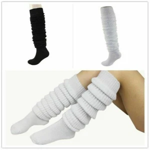 Lady Lolita Bubble Loose Legs Warmer Slouch Long Socks Japanese School Cute Soft - Picture 1 of 11